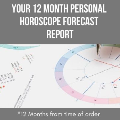 12 month Personal Horoscope Forecast and Character Analysis Special Offer